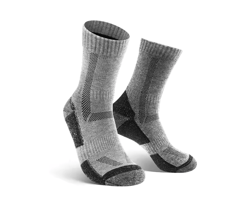 Merino Wool Midweight Hiking Crew Socks