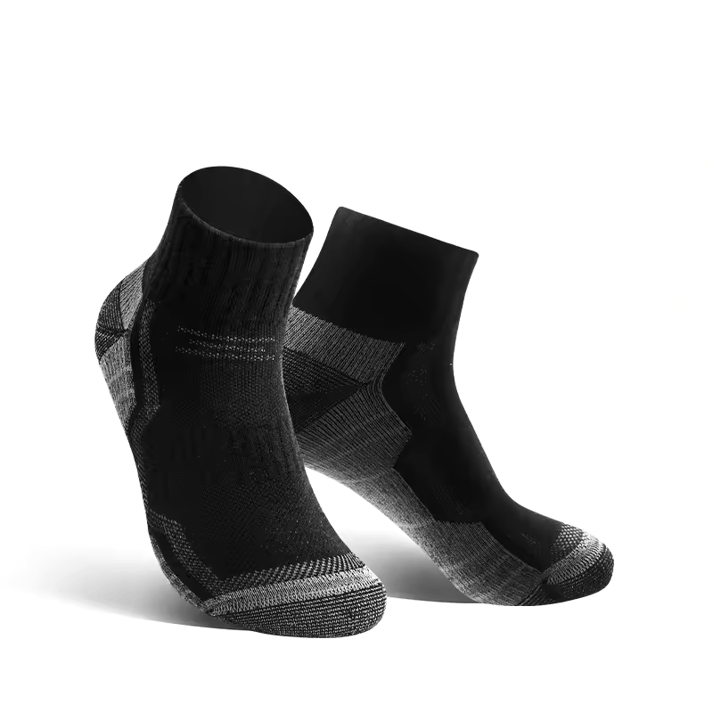 Merino Wool Midweight Hiking Quarter Socks